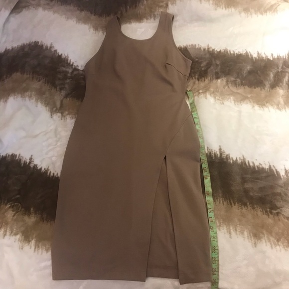 MBoutique (Mendocino) Tan Dress. Size : M - Picture 13 of 14